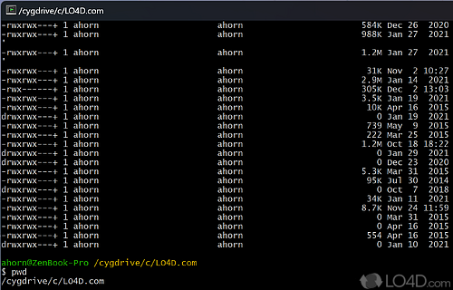 Run apps developed for Linux on Windows - Screenshot of Cygwin