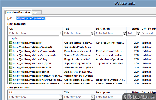 Cyotek WebCopy Screenshot