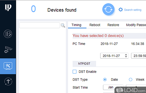 It helps you batch configure parameters via templates - Screenshot of Dahua Configuration Tool