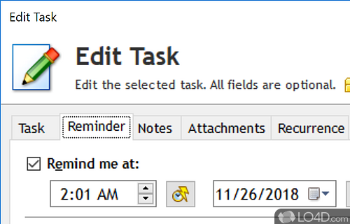 User interface - Screenshot of Daily To-Do List