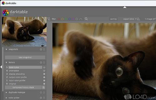 Open source photography workflow application and RAW developer - Screenshot of Darktable