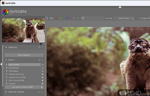 Photography workflow application and RAW developer - Screenshot of Darktable