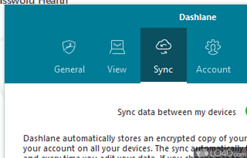 Built-in - Screenshot of Dashlane