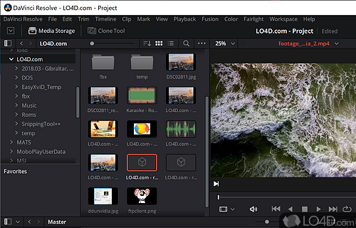 DaVinci Resolve Video Editor