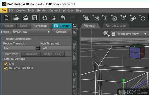 Free and powerful 3D modeling app - Screenshot of DAZ Studio