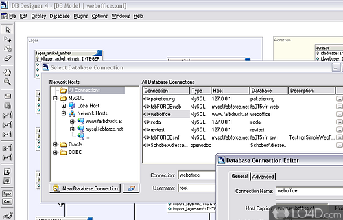 DBDesigner screenshot