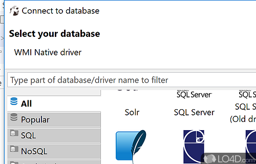 Free database tool - Screenshot of DBeaver