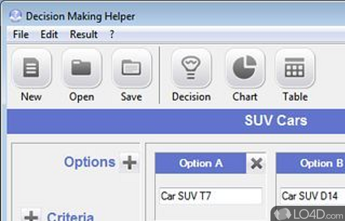 Decision Making Helper Screenshot