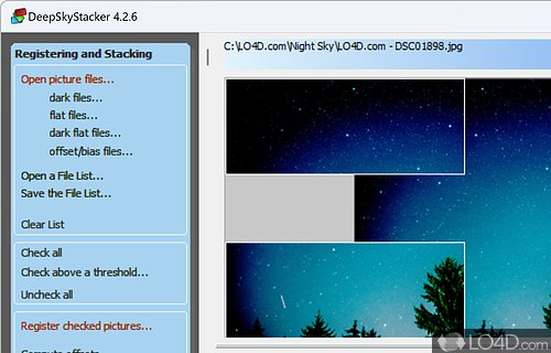 DeepSkyStacker Screenshot