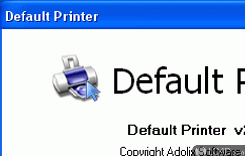 Default Printer Screenshot