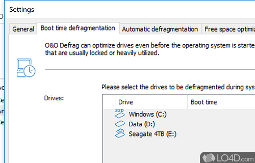 O&O Defrag Professional screenshot