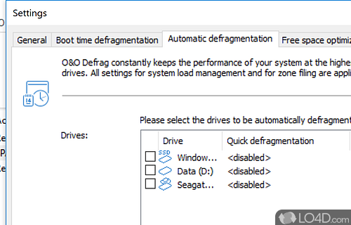 O&O Defrag Professional screenshot