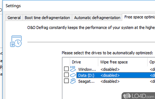 O&O Defrag Professional screenshot