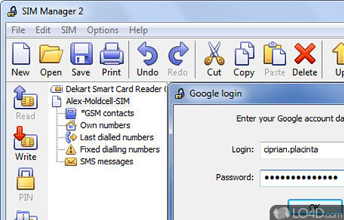 Dekart SIM Explorer Screenshot