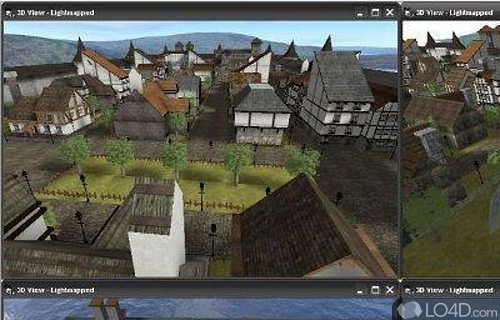 Screenshot of DeleD - 3D modeler and level-editor combined into one