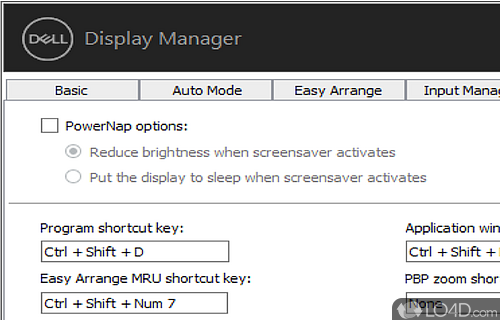 Dell Display Manager screenshot