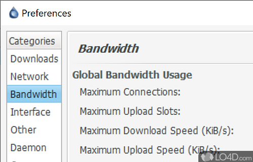 Libtorrent - Screenshot of Deluge