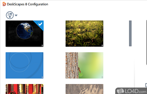 Neatly customize your workspace - Screenshot of DeskScapes