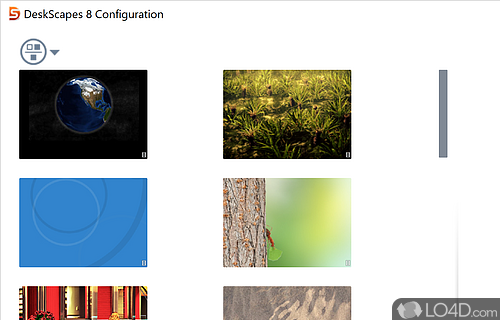Animate desktop background with customized images, make static wallpapers more lively - Screenshot of DeskScapes
