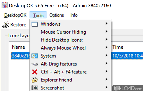 DesktopOK Screenshot