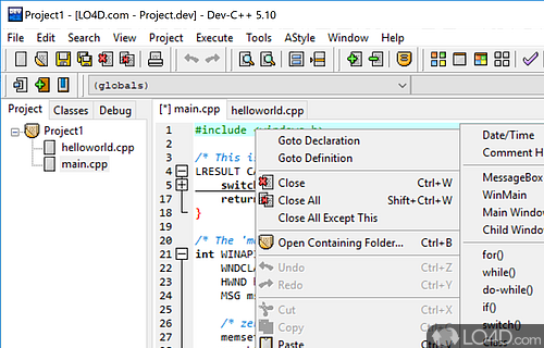 DevC Portable Screenshot