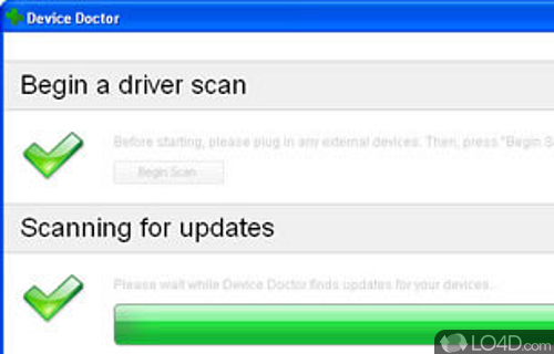 Screenshot of Device Doctor - Thanks to this app easily search for available hardware driver updates