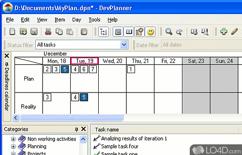 DevPlanner Screenshot