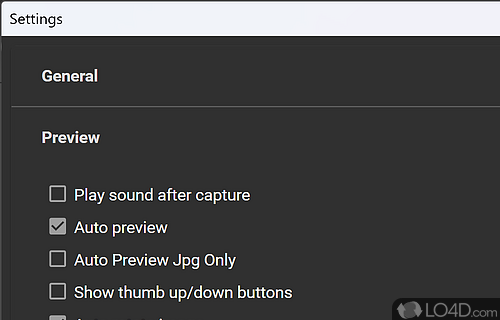 Configuration panel - Screenshot of digiCamControl