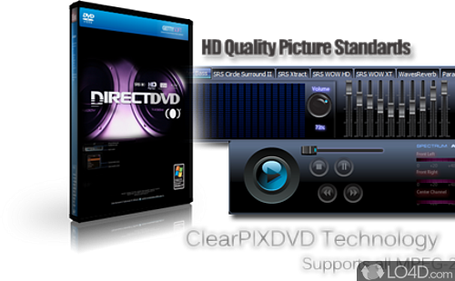Screenshot of DirectDVD - Full-featured Digital-DVD player and Software Decoder for Windows