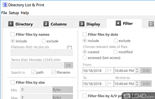 Directory List & Print Pro screenshot