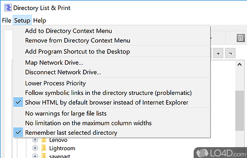 Directory List & Print Pro screenshot