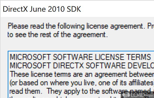 Software program that helps you place a new shortcut in the control panel for quickly accessing DirectX properties - Screenshot of DirectX 9.0c