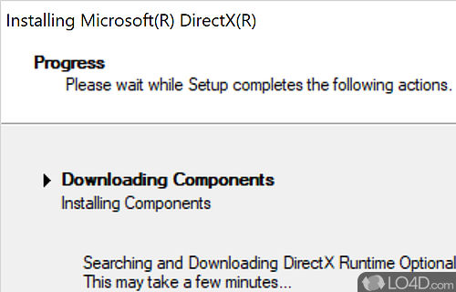 Library needed for DirectX updates - Screenshot of DirectX Runtime