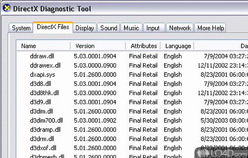 Screenshot of DirectX Redistributable June 2010 - Create an ideal platform for running and displaying apps rich in multimedia elements