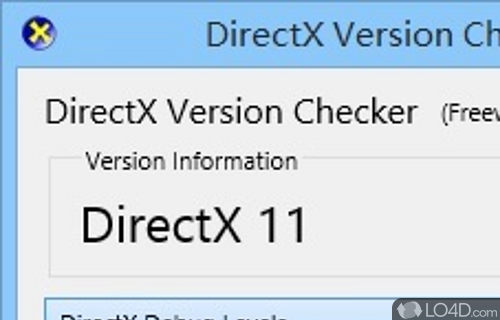 DirectX Version Checker Screenshot