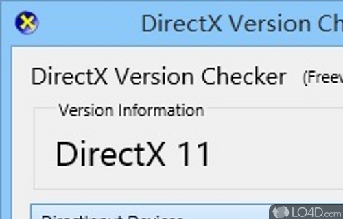 DirectX Version Checker Screenshot