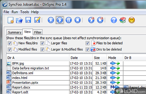 DirSync Pro Screenshot