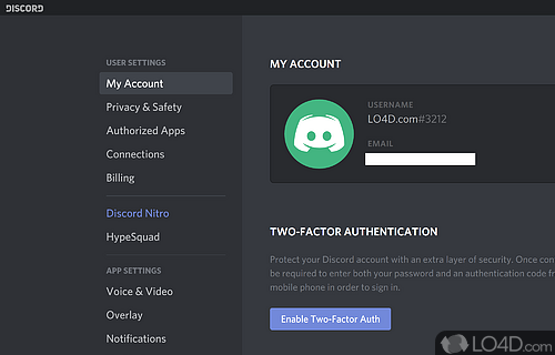 Comprehensive text and voice chat application with several useful functions - Screenshot of Discord