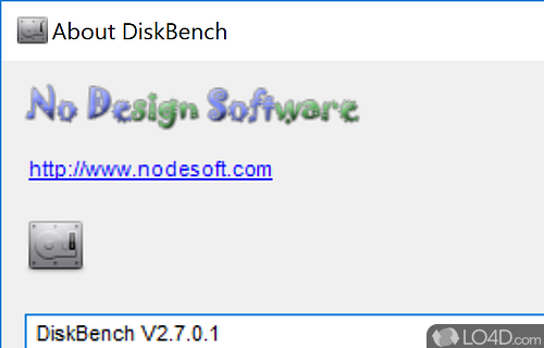 User interface - Screenshot of Disk Bench