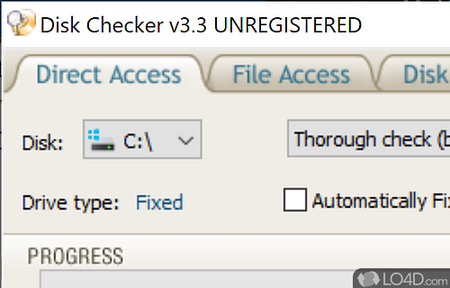 Disk Checker Screenshot