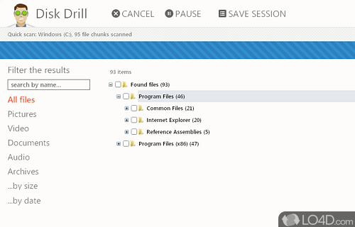Recover folders and files or protect sensitive data from future deletion - Screenshot of Disk Drill