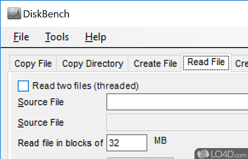 Automatically removes files no longer in use - Screenshot of DiskBench
