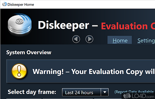 Diskeeper Home Edition Screenshot