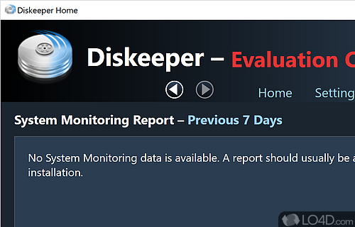 Diskeeper Home screenshot