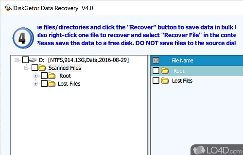 DiskGetor Data Recovery Free screenshot