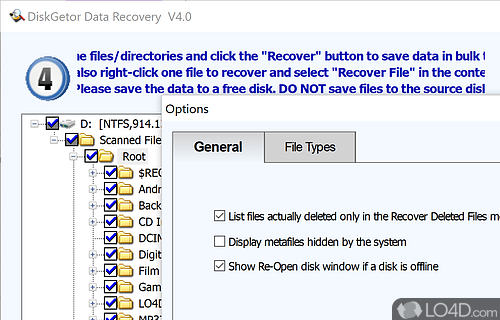 DiskGetor Data Recovery Free screenshot