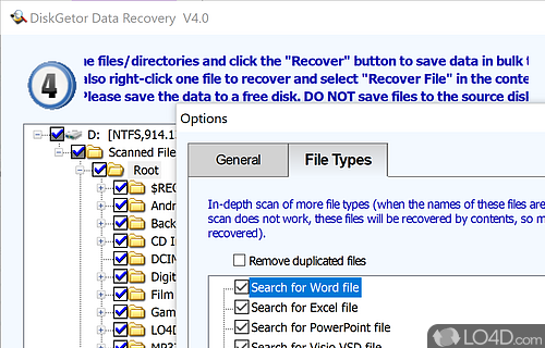 DiskGetor Data Recovery Free screenshot