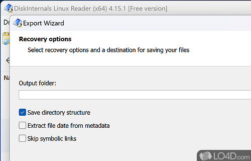 Read hard disk with Ext 2/3/4, HFS , UFS2 and ReiserFS filesystems - Screenshot of Linux Reader