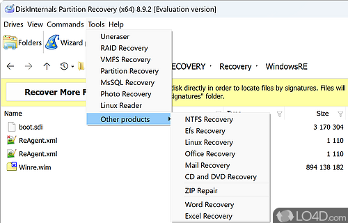 DiskInternals Partition Recovery screenshot