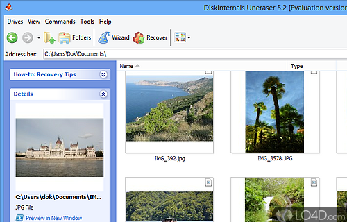 DiskInternals Uneraser Screenshot